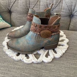 Circle G Ankle Western Cowboy Boots Women’s 9